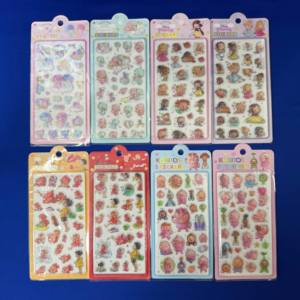 Fecha de Envío: 19-20 de abril. Lindas Pegatinas de Kobitos <span class=keywords><strong>Peach</strong></span>, Pegatinas 3D Estereoscópicas, Rígidas, Sólidas y Altamente Transparentes - Product Image 3