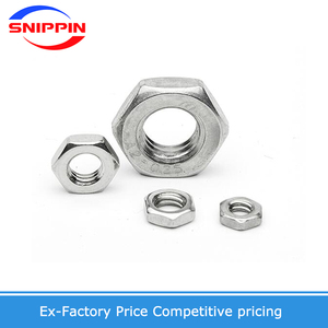 304 316 thép không gỉ gb6172.1 Hex lục giác mỏng mứt ngắn hạt thấp M2 M2.5 M3 M4 M5 M6 M6-0.75 M8 M10 hạt mét - Product Image 5