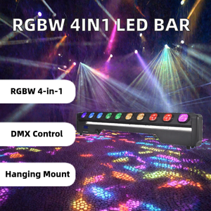 RGBW 4in1 LED Pixel <b>Light</b> Bar DMX512 Moving Headlight 10x40W Stage <b>Light</b> for <b>Disco</b> KTV Club <b>Party</b> - Product Image 2