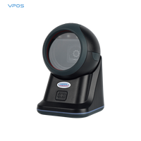 Lecteur de codes QR en gros 1D 2D USB de bureau Scanner PDF417 pour systèmes de point de vente en stock Garantie 1 an