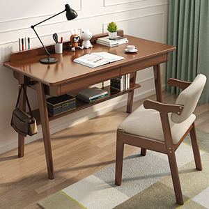 Morden furnitur kantor mewah, Meja kayu komputer meja pirang Heather ramah lingkungan kayu Solid komputer kantor rumah kantor meja - Product Image 2