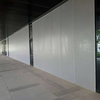 Grille de tôles perforées décalées en aluminium/acier galvanisé à chaud avec services de soudage et de pliage