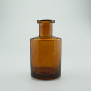 Mới Đến 200Ml Hổ Phách Chai Thủy Tinh Hương Thơm Sang Trọng Reed Khuếch Tán Chai - Product Image 2