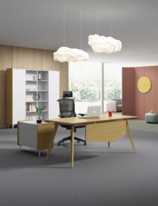 Armario alto <span class=keywords><strong>de</strong></span> oficina I Cloud, gabinete <span class=keywords><strong>de</strong></span> <span class=keywords><strong>almacenamiento</strong></span> alto con chapa <span class=keywords><strong>de</strong></span> madera y panel MFC <span class=keywords><strong>de</strong></span> grado E0, patas metálicas con recubrimiento <span class=keywords><strong>en</strong></span> polvo y deslizadores. - Product Image 6