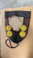 Échantillon gratuit de raquettes de pickleball, noyau en nid d'abeille en polypropylène, 4 balles et 1 sac de rangement pour adultes
