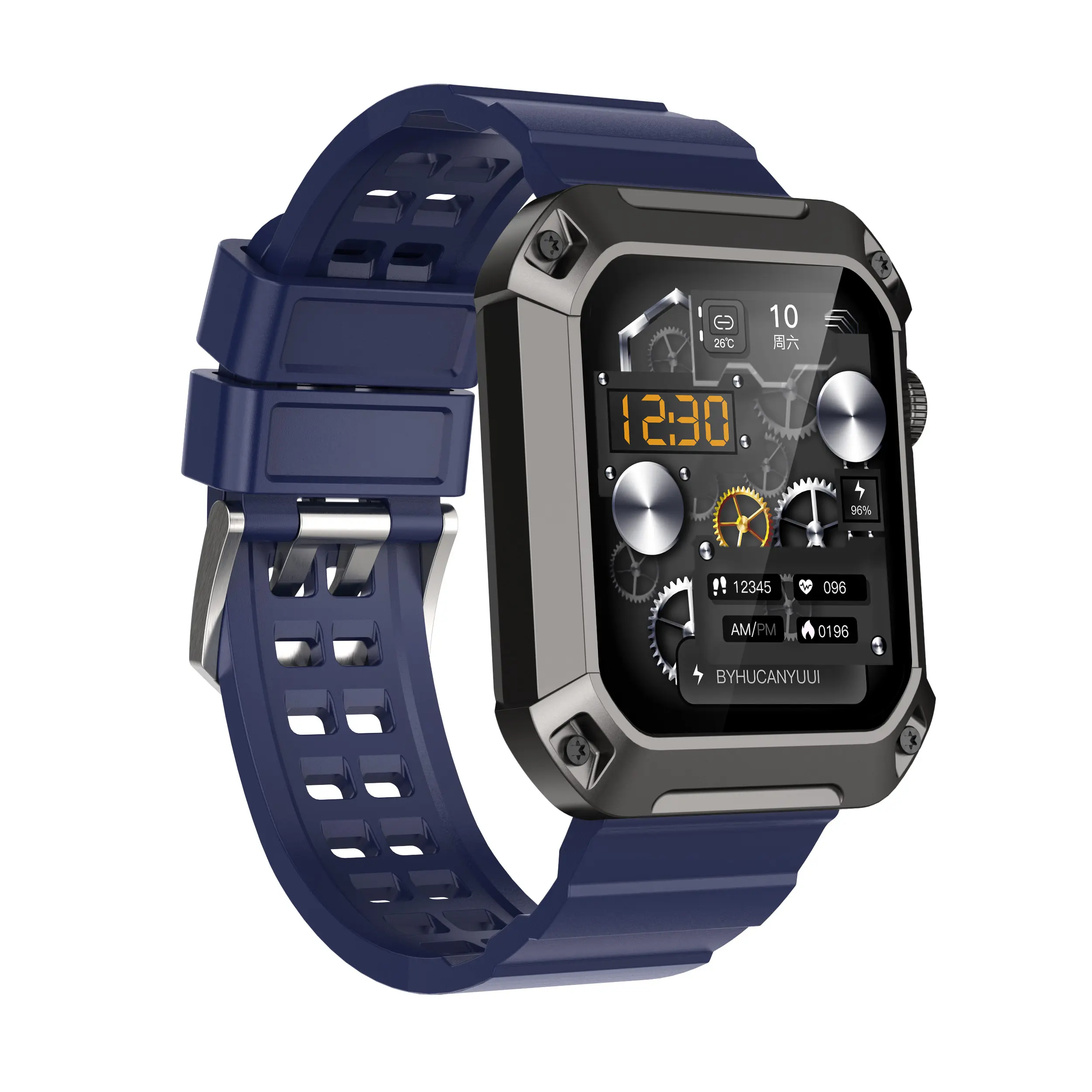 Rugged Outdoor GPS Navigation Smartwatch 450mAh 1.83 inch IP68 Monitor Tracker for Health, Fitness Rogbid TANK S2 Smart Watch