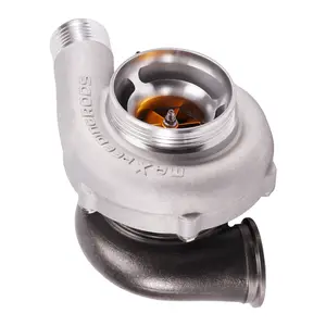 MaXpeedingrods Universal GT3076 Racing Dual-Keramik-Kugellager Turbo Turbolader A/R 0,82 0,63 mit Wasser- und Ölkühlung