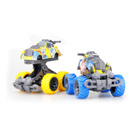 4WD Plastique Escalade Avion Pistes Bounce Beetle Voiture Jouet pour Enfants Pull-Back Avion Jouet