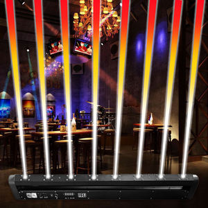 Luz láser de escenario RGB de haz rojo único de ocho ojos para KTV Disco DJ Night Club Show Aluminio DMX512 controlado - Product Image 3
