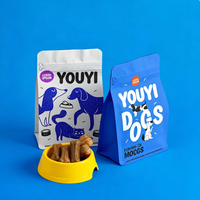 Sac de nourriture pour chat YOUYI, refermable avec fermeture éclair, pochette autoportante pour aliments secs et humides, impression personnalisée OEM, sac pour aliments secs pour chat