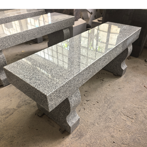 Banco de Estilo Americano Moderno G614 de Granito Gris, Asiento Personalizado para Jardín con 1 Año de Garantía - Product Image 3