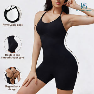 Body Moldeador Transpirable 3 en 1 para Mujer Talla Grande, con Copas <span class=keywords><strong>3D</strong></span> Extraíbles, Efecto Levanta Glúteos, Tirantes Ajustables, Moldeado Medio - Product Image 1