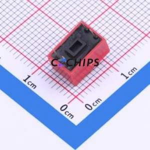 DS-02-R-T DIP Switch Through hole Component (THT) Switch Single Pole Single Throw 2 2.54mm 25mA - Product Image 2