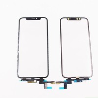 Écran externe pour iPhone X XS Max XR, panneau tactile avant, écran LCD, verre de protection, lentille, pièces de réparation avec OCA, écrans LCD pour téléphones mobiles