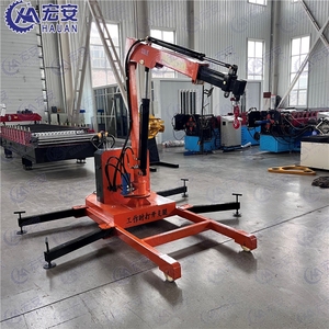 Mini-grue mobile électrique à batterie, hydraulique intégrale, simple et compacte, pour levage d'objets et d'équipements en atelier - Product Image 6