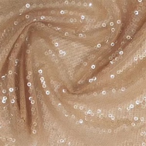 Sang Trọng Thêu Đầy Đủ Sequin <span class=keywords><strong>Net</strong></span> Ren Váy Cô Dâu Hoa Ren Đính Cườm Vải Ren Lưới Với Ngọc Trai - Product Image 4