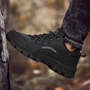 Nuove scarpe taglie forti da trekking scarpe da uomo con suola spessa da esterno sportive basse impermeabili scarpe da trekking Off-road scarpe Casual - Product Image 4