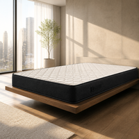 Matelas en mousse à mémoire de forme Queen/King Size compressé et enroulable pour chambre principale, maison familiale, vente en gros