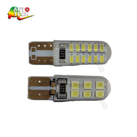Ampoule de plaque d'immatriculation LED T10 RGB COB SMD, nouvelle, multicolores, clignotante, avec gel de silice