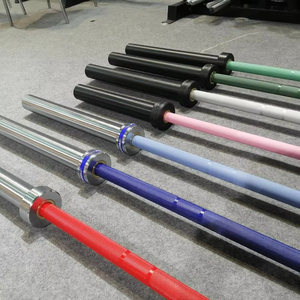 Beyond Sport Precio de fábrica OEM Cross Personalizar Gimnasio Competición de levantamiento de pesas Acero inoxidable 2,2 M Barra de pesas colorida - Product Image 1
