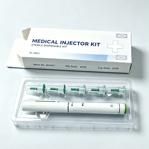 Estuche para Almacenamiento de Plumas, Caja de Embalaje de Papel con Bandeja Protectora para Juego de Plumas Inyectables, Cajas Plegables, Embalaje Exterior para Dispositivos Médicos - Product Image 3