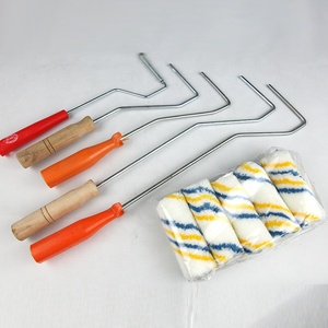 Rouleaux de <span class=keywords><strong>peinture</strong></span> miniatures à rayures bleues de 4 pouces, housses de rouleau à <span class=keywords><strong>peinture</strong></span>, garantie de 3 ans pour les coins des murs, personnalisation DIY prise en charge - Product Image 3