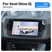 Lecteur multimédia automobile Navifly Car-Play Auto SWC Radio FM Écran tactile 4G WIFI BT 1040P DVR pour Seat Ibiza 6j 2009-2013 MK4 FR