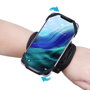 Brazalete Deportivo Desmontable Personalizado para Gimnasio, Bolsa para Teléfono Celular con Soporte Giratorio <span class=keywords><strong>de</strong></span> 360 Grados y Bolsillo con Cremallera - Product Image 6