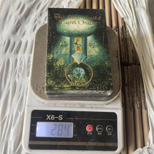 Tarot de Adivinación Ecológico con Afirmaciones Positivas, Baraja de Cartas <span class=keywords><strong>del</strong></span> Oráculo de la Tierra Iluminada con Guía, para Regalo - Product Image 4