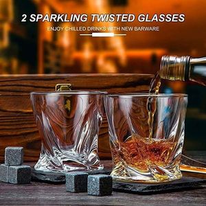 Ensemble de verres à whisky promotionnels design |   Commande minimum faible avec impression personnalisée |   Articles de bar économiques pour les cadeaux promotionnels - Product Image 6