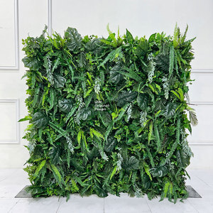 GNW <span class=keywords><strong>Gazon</strong></span> vert Fleurs artificielles Toile <span class=keywords><strong>de</strong></span> fond murale Décoration <span class=keywords><strong>de</strong></span> mariage Mur <span class=keywords><strong>de</strong></span> jardin vert Décoration florale Verdure murale - Product Image 4