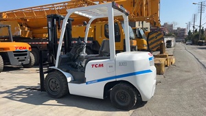 TCM lourd personnalisable FD30 FD50 FD70 utilisé Heli TCM 3 5 7 tonnes Diesel Isuzu moteur tout-terrain solide pneu chariot élévateur - Product Image 6