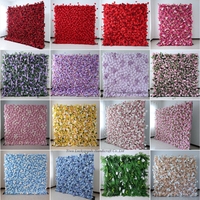 Panneau mural de fleurs artificielles 3D LFB1581-1-wall Classic Pink Rose, fond floral Luckygoods pour la décoration d'événements et de fêtes
