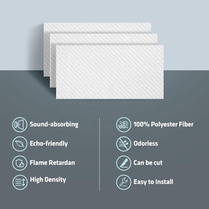 Panneaux acoustiques modernes écologiques insonorisants en PET pour hôtel - Product Image 2