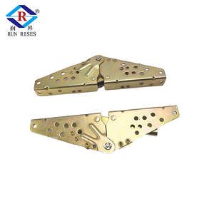 C07 Durable Zinc Acabado Hierro Sofá Cama Conversión Bisagra Resorte de <span class=keywords><strong>torsión</strong></span> Captura DE SEGURIDAD Montaje fijo para almacenamiento de sofá a cama - Product Image 1