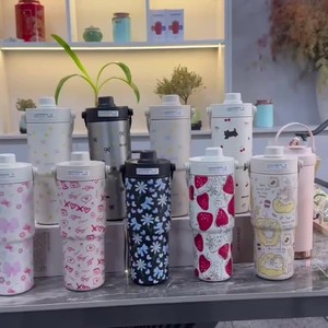 Vaso de café grande de acero inoxidable de lujo de 25oz con luz para oficina de negocios al aire libre y uso en automóvil - Product Image 3