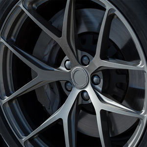 LSGZL Llantas Cóncavas Forjadas Monobloque 5x112 para BMW para <span class=keywords><strong>AUDI</strong></span> E <span class=keywords><strong>TRON</strong></span> 17 18 19 20 21 Pulgadas Grises de Aleación Forjada - Product Image 3