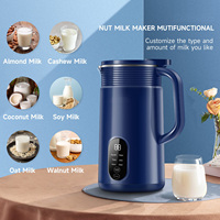 Machine à lait de soja portable 6 fonctions, presse-agrumes, mixeur auto-nettoyant avec filtration intégrée, mini-machine à lait de soja