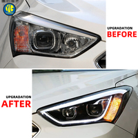 YU GUANG pour Hyundai IX45 Santafe Grand 2013 2016 pièces automobiles phare LED phares mise à niveau LED yeux phares projecteurs