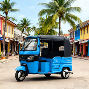 Nouveau Tricycle électrique ouvert Bajaj CEE OEM Design asiatique 72V 3000W batterie remplaçable <span class=keywords><strong>Tuk</strong></span> <span class=keywords><strong>Tuk</strong></span> CKD modèle - Product Image 4