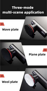 <span class=keywords><strong>Polisseuse</strong></span> et lustratrice de voiture sans fil <span class=keywords><strong>mini</strong></span>, double action, <span class=keywords><strong>électrique</strong></span>, orbite de 8 mm, autonomie de 65 min, 30 W - Product Image 3