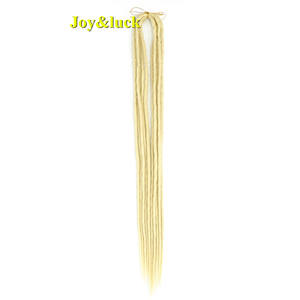 Extensiones <span class=keywords><strong>de</strong></span> Cabello Sintético Largas con Trenzas <span class=keywords><strong>de</strong></span> Ganchillo Plegadas a Mano, <span class=keywords><strong>Doble</strong></span> Punta, Color Ombre, Precio al por Mayor - Product Image 3