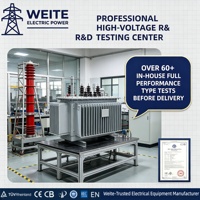 Transformateur triphasé 35 kV immergé dans l'huile 1000 kVA 1250 kVA 1500 kVA Haute Tension Certifié CE Protection IP54 ISO9001