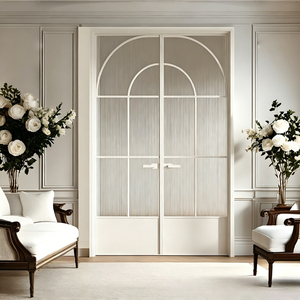 Grandes portes d'entrée battantes en aluminium sur mesure, de luxe, à rupture de pont thermique, double vitrage, insonorisées et sécurisées - Product Image 6