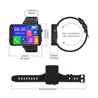 Reloj Inteligente HD LOKMAT APPLLP 9 MAX con Sistema Android 15, 4G/5G, Cámara Dual, Sistema Dual, Memoria de 64 GB, Pantalla Grande de 2.88, 1800 mAh