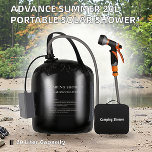 <span class=keywords><strong>Douche</strong></span> <span class=keywords><strong>solaire</strong></span> portable Advance Summer de 5 gallons (20 L) pour le camping, les voyages, la randonnée et les aventures en plein air - Product Image 2