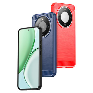 Coque de téléphone en TPU antichoc en fibre de carbone pour Huawei Honor X70 - Product Image 2