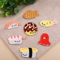 Leuke fruit snoep geborduurde patches kleding decoratieve patch voor jassen jeans tassen hoeden DIY