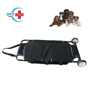 HC-R042 Clinique Pour Animaux de compagnie D'urgence Animale Médicale Civière/Réglable Chariot civière pour chien