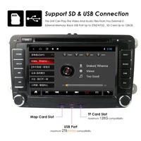 7 inç araç DVD oynatıcı radyo VW Passat CC Golf B5 B6 Cabriolet Tiguan Jetta Polo Touran Android stereo GPS navigasyon